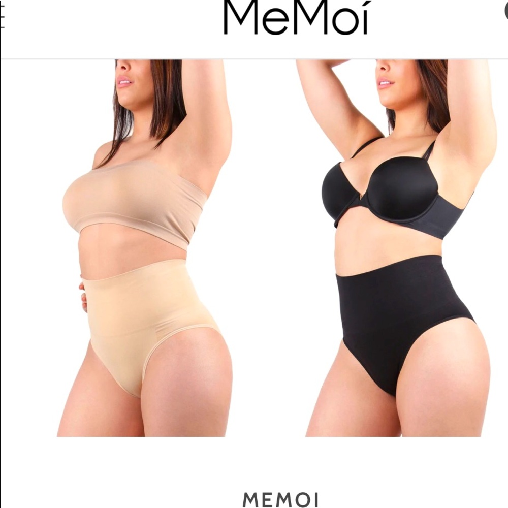 NEW WOMENS MeMoi XL High Waist Shaping Briefs Panties